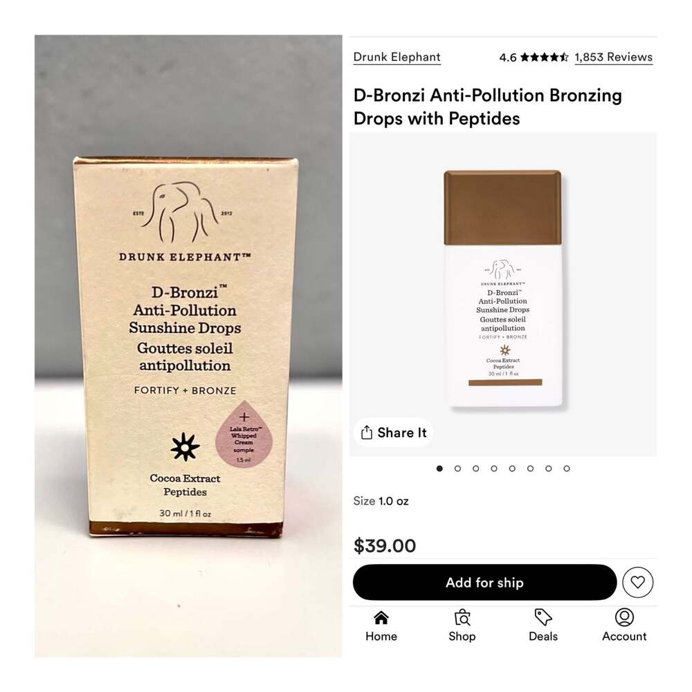 Drunk Elephant D-Bronzi Anti-Pollution Sunshine Drops